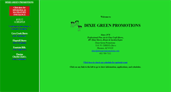 Desktop Screenshot of dixiegreenpromotions.com